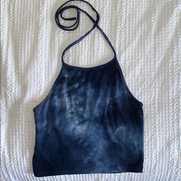Brandy Melville Tops - Brandy Melville Tie-dye halter crop top